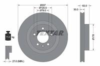 Remschijf TEXTAR 98200 1346 0 1, 1 deel