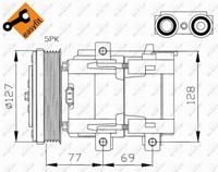 ford Compressor, airconditioning EASY FIT