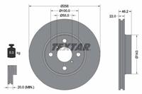 Remschijf TEXTAR 98200 1642 0 1, 1 deel