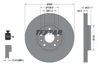 Textar Remschijf 92202803