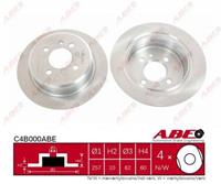 Remschijf ABE C4B000ABE, 1 deel