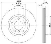 Hella Pagid GmbH Remschijf 8DD355126291