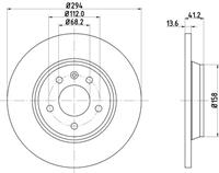 Hella Pagid GmbH Remschijf 8DD355106661
