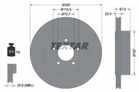 Remschijf PRO TEXTAR 92177203, 1 deel