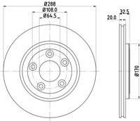 Hella Pagid GmbH Remschijf 50991 8DD355106831