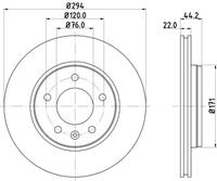 Hella Pagid GmbH Remschijf 8DD355128031