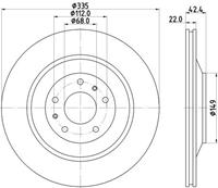 Hella Pagid GmbH Remschijven 8DD355129801