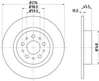 Hella Pagid GmbH Remschijf 54147 8DD355108731
