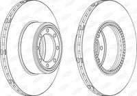 Remschijf BERAL BCR321A, 1 deel