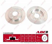 Remschijf ABE C4G005ABE, 1 deel