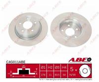 Remschijf ABE C4G011ABE, 1 deel