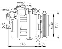 bmw Compressor, airconditioning 32520