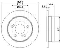 Hella Pagid GmbH Remschijf Gecoat 52106PRO 8DD355102991