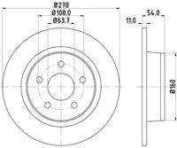 Hella Pagid GmbH Remschijf 54249 8DD355110291