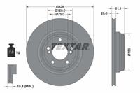 Textar Remschijf 92211305