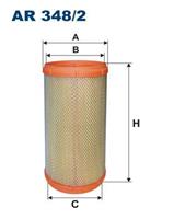 Luchtfilter FILTRON AR348/2