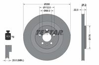 Textar Remschijf 92241803