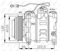 audi Compressor, airconditioning GENUINE