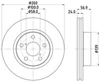 Hella Pagid GmbH Remschijf 53304 8DD355105321
