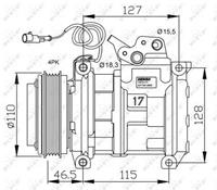 iveco Compressor, airconditioning GENUINE