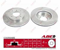 Remschijf ABE C31056ABE, 1 deel