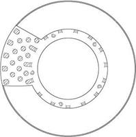 Remschijf TRW DF5033S