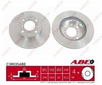Remschijf ABE C3R035ABE, 1 deel