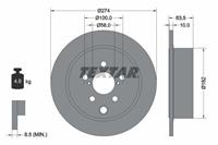Textar Remschijf 92262003
