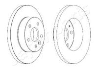 Japanparts Remschijf DI0565