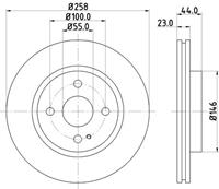 Hella Pagid GmbH Remschijven 8DD355128851