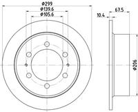 Hella Pagid GmbH Remschijf 54385 8DD355112001