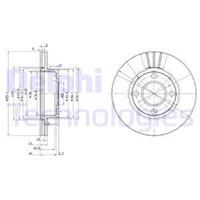 Delphi Remschijf BG2668