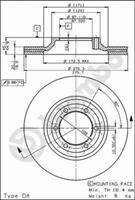 Remschijf BREMBO 09.5633.10, 1 deel