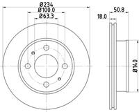 Hella Pagid GmbH Remschijf 54468 8DD355112761