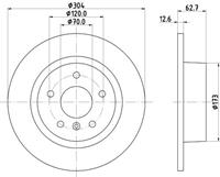 Hella Pagid GmbH Remschijf 50248 8DD355106371