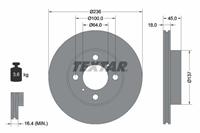Textar Remschijf 92089400