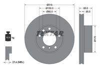 Textar Remschijf 92304905