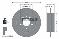 Textar Remschijf 92097800