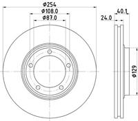 Hella Pagid GmbH Remschijf 55345 8DD355117381