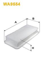 wixfilters Luchtfilter WIX FILTERS WA9554