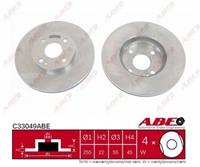 Remschijf ABE C33049ABE, 1 deel