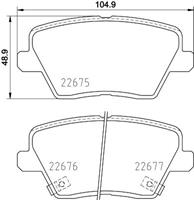 Hella Pagid GmbH Remblokkenset, schijfrem 8DB355037891