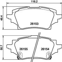 Hella Pagid GmbH Remblokkenset, schijfrem 8DB355040221