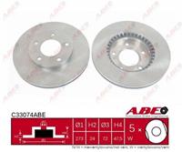 Remschijf ABE C33074ABE, 1 deel