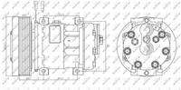Airconditioning compressor EASY FIT NRF 32885