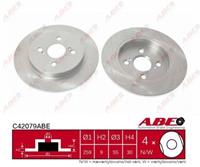 Remschijf ABE C42079ABE, 1 deel