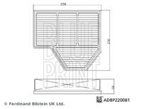 Blue Print luchtfilter ADBP220081