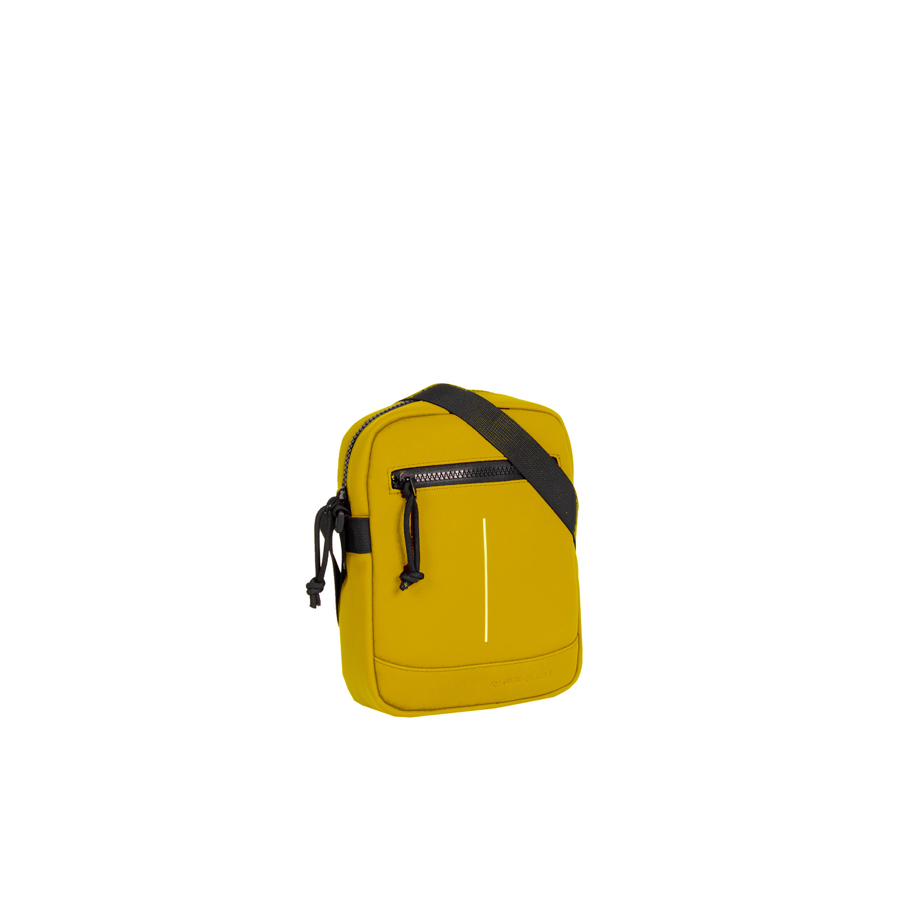 New Rebels Mart - Schoudertas - Crossbody Tas - Top Zip - Geel - 17x5x22cm