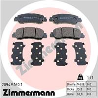Zimmermann Remblokkenset, schijfrem 209491601