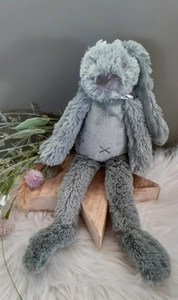 Geboortexpress.nl ''Happy Horse'' tiny konijn Richie knuffel 28 cm groen